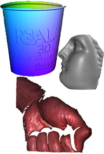 Real-time Structured Light 3D Scanning Features