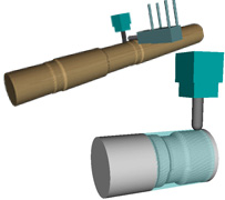 CNC Cutting Simulation Features